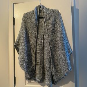 Gray/White/Black Cardigan